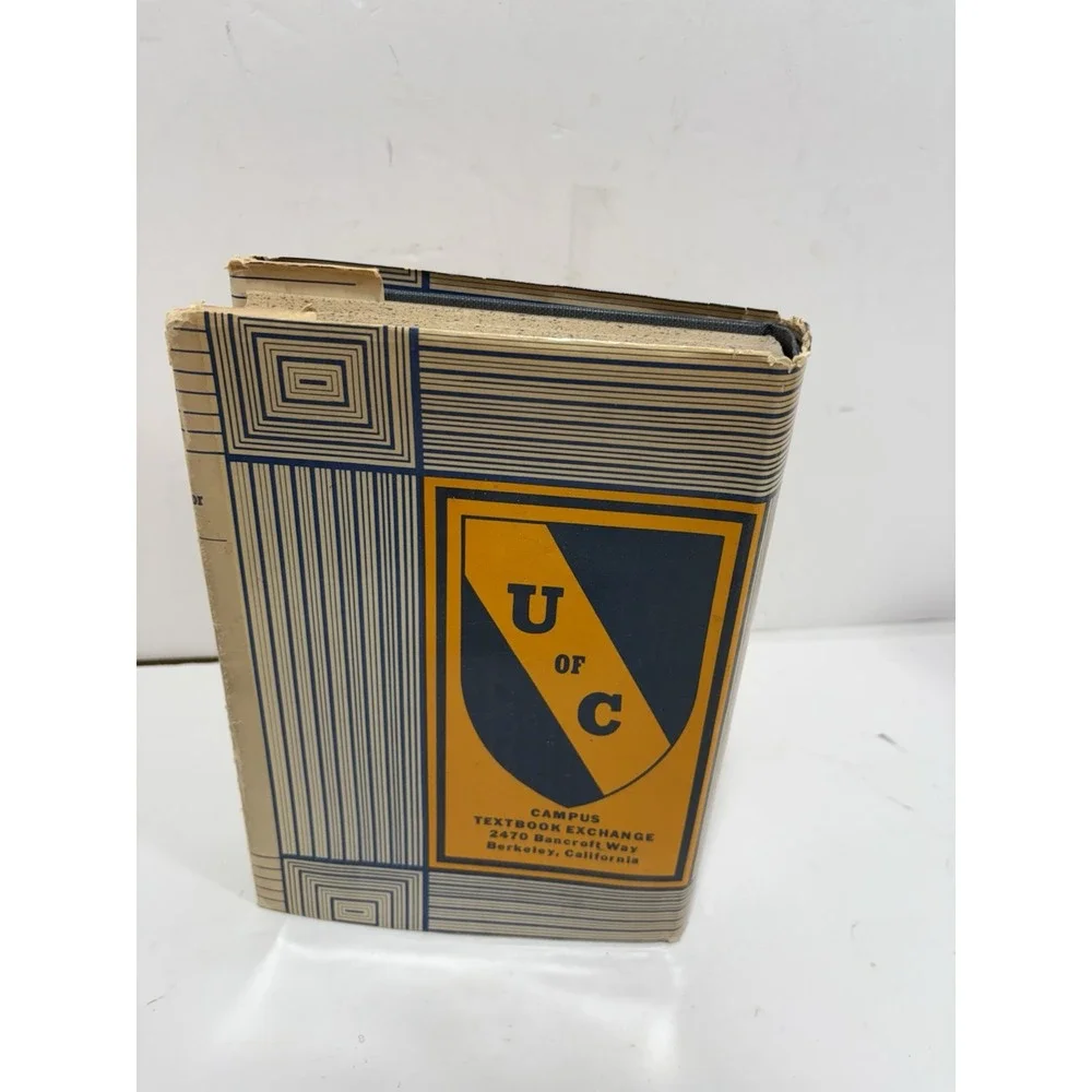 Webster' New Collegiate Dictionary 1949 Thin Paper + U Of C Berkeley Dust jacket